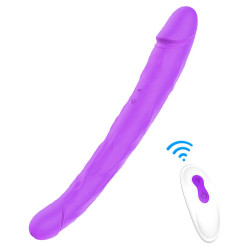 DoublePlayz Double gode vibrant King 3 - 31 x 4cm Violet